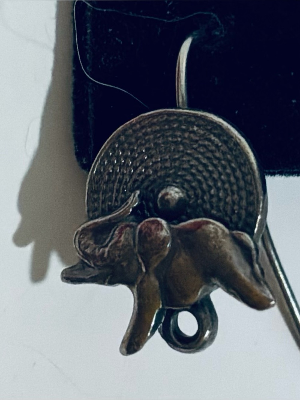 18 Vintage elephant design earring base